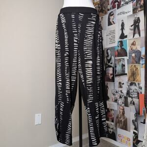Abstract Print Harem Boho Pants Designer